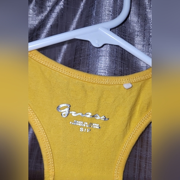 Guess Yellow/Gold with Silver G's Tank - Picture 6 of 7